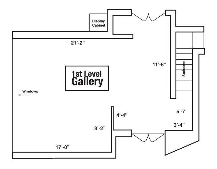 Esvelt Gallery floor plan