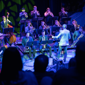 CBC jazz performance in theatre