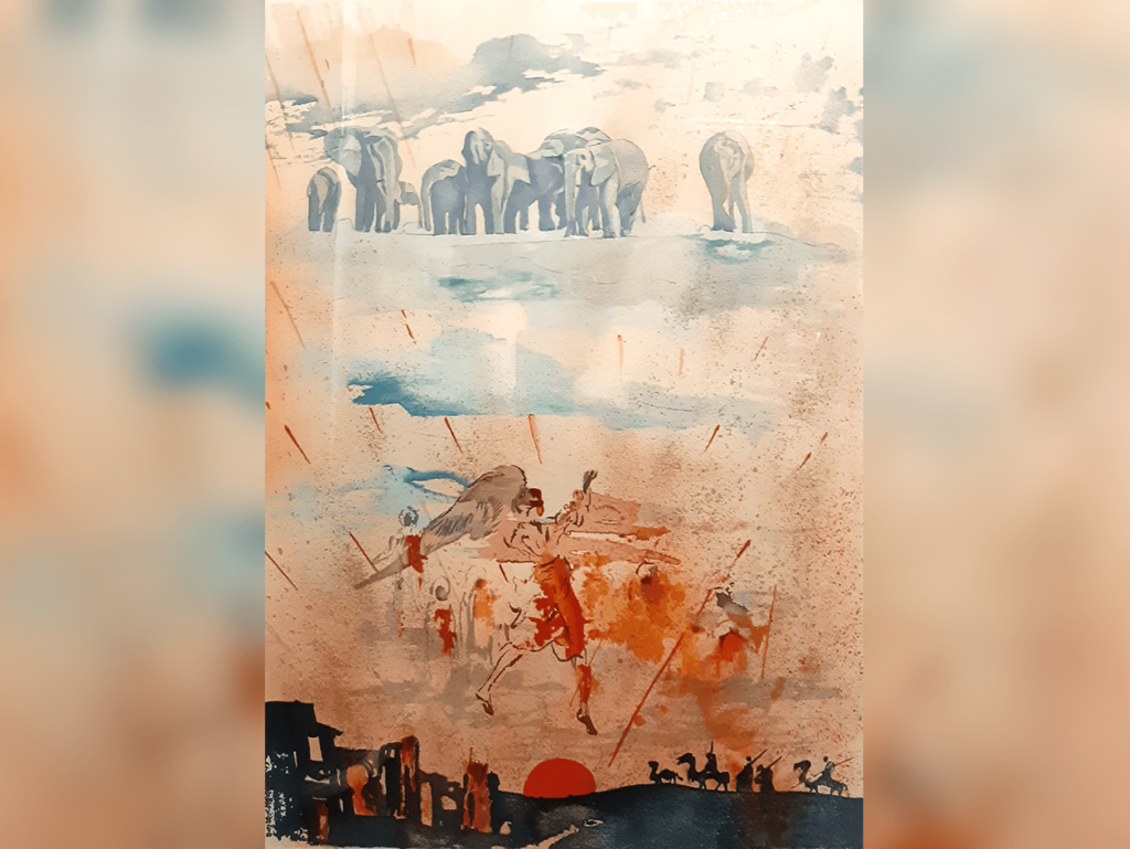 Salvador Dali, Elephants, print, Acquired 2010
