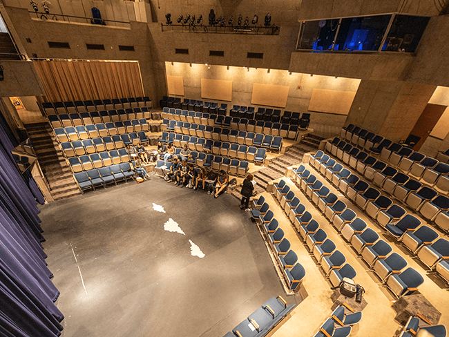 Interior of empty CBC Theatre